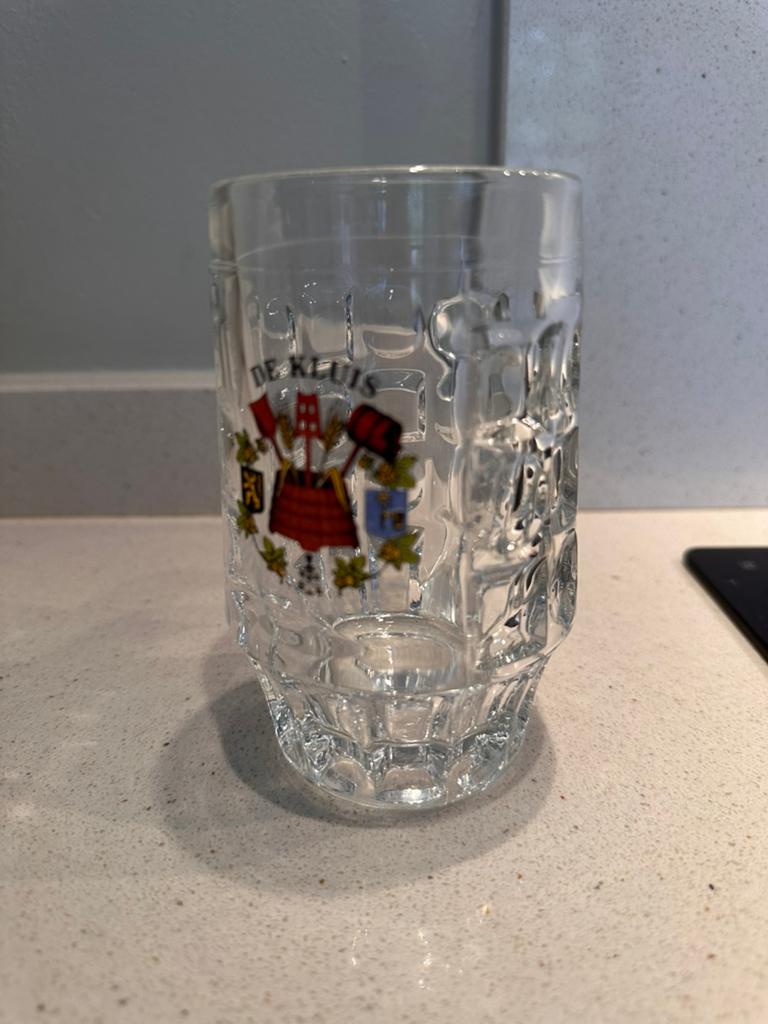 Hoegaarden De Kluis glas, Verzamelen, Ophalen of Verzenden, Zo goed als nieuw