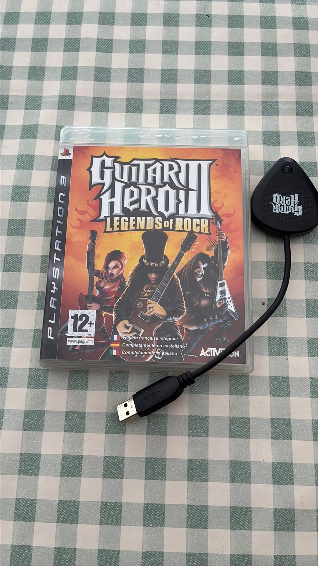 Guitar hero 3 met receiver, Ophalen of Verzenden, Zo goed als nieuw