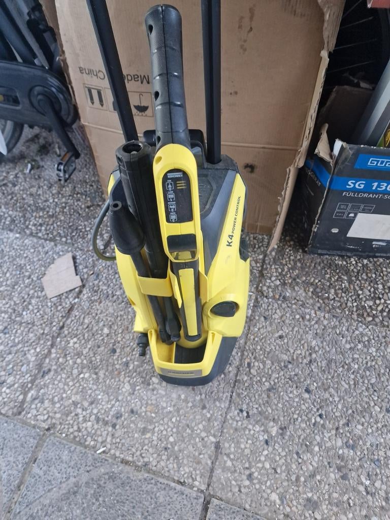 Hoogedrukreiniger karcher k4 power  control  /RIOOLRAT, Ophalen, Gebruikt, Met regelbare waterdruk, KARCHER