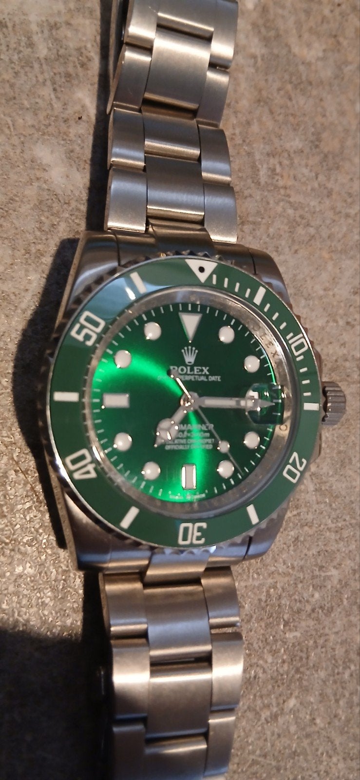 Rolex Submarine Date - Hulk, Handtassen en Accessoires, Horloges | Heren, Staal, Zakhorloge, Ophalen of Verzenden, Zo goed als nieuw