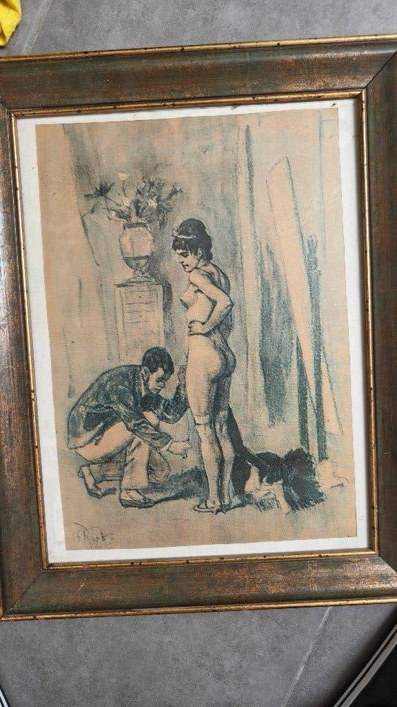 Prent F. Rops, Ophalen