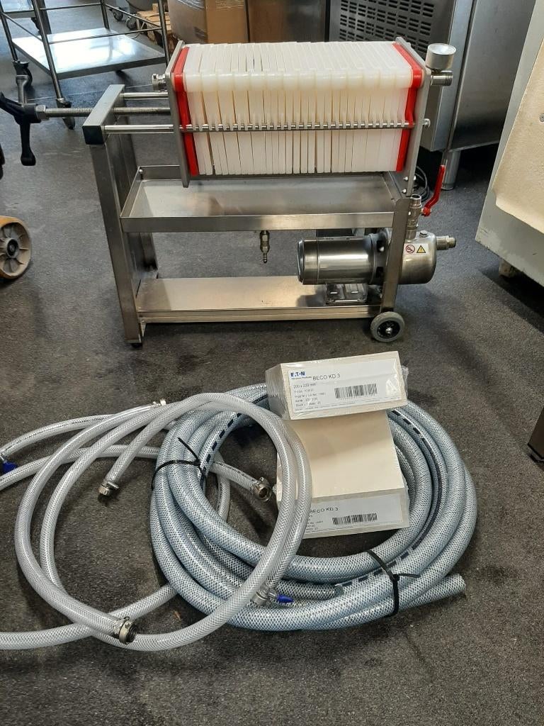 Filterinstallatie wijn, sappen, olijfolie Enotecnica F30, Enlèvement