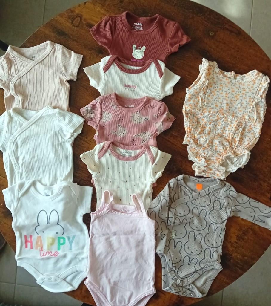 Kledij baby maat 50-56 (55 stuks), Ophalen, Gebruikt, Maat 50