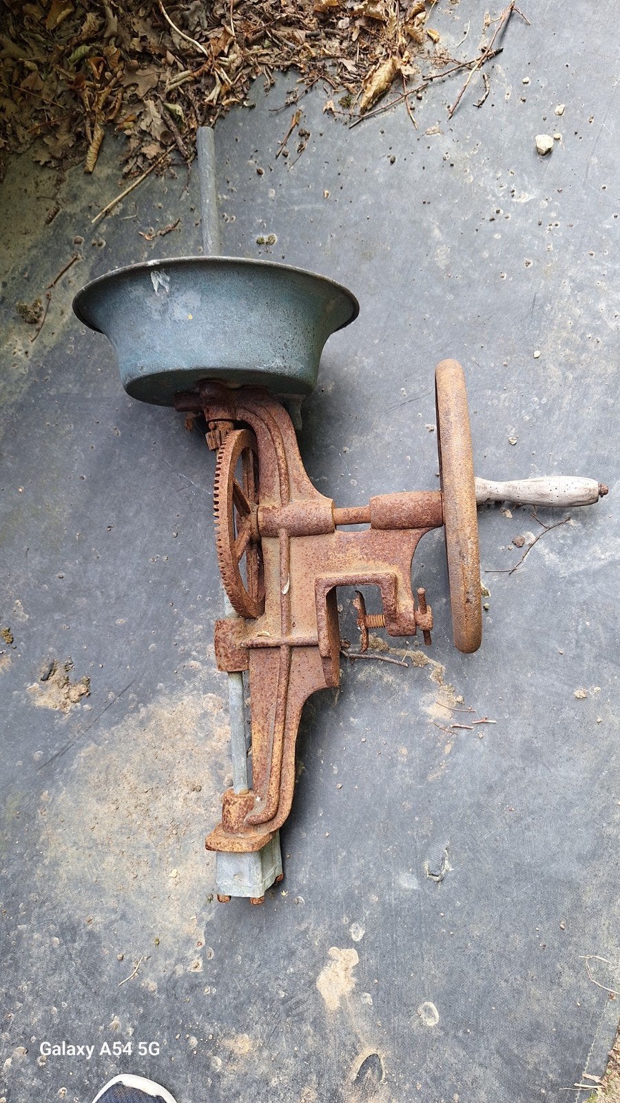nettoyeur de bouteilles ancien, Enlèvement