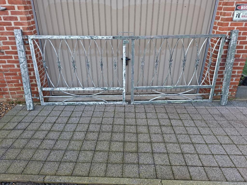 metalen poort, Enlèvement, Autres types, Avec portail, Utilisé