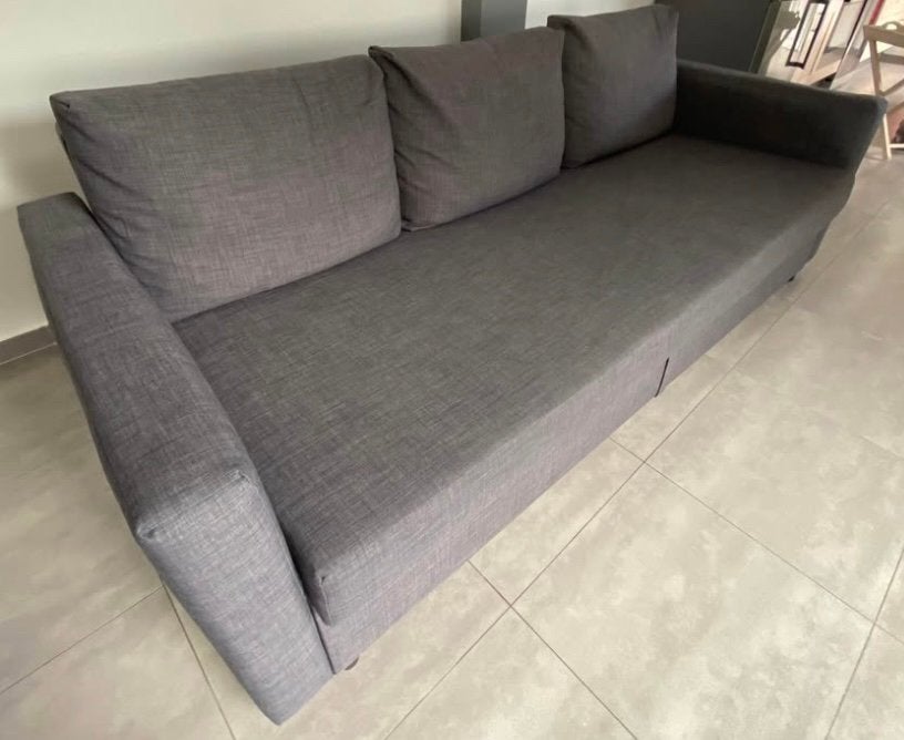 Fauteuil Canapé lit 3 places IKEA (lit 2 personnes), Enlèvement, Utilisé, Tissus, Moderne