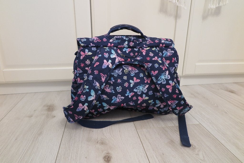 Schoolboekentas Kipling vlinders, Bijoux, Sacs & Beauté, Sacs | Sacs à dos, Enlèvement, Comme neuf, Kipling