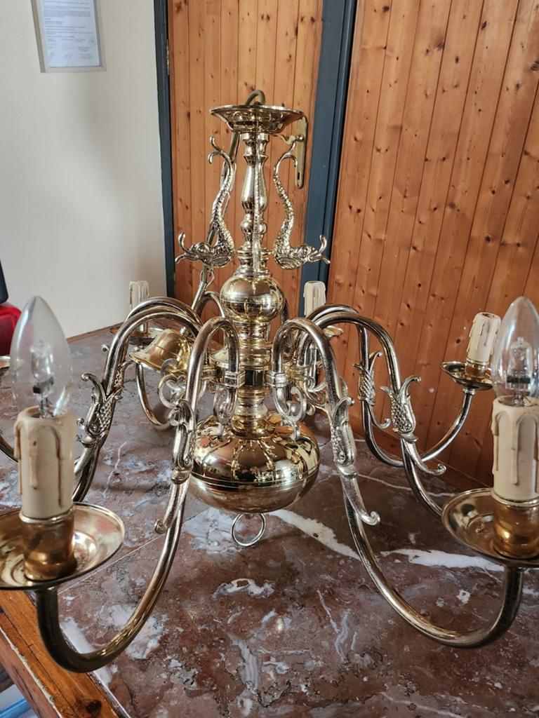 Rococo kroonluchter, Huis en Inrichting, Lampen | Kroonluchters, Ophalen of Verzenden