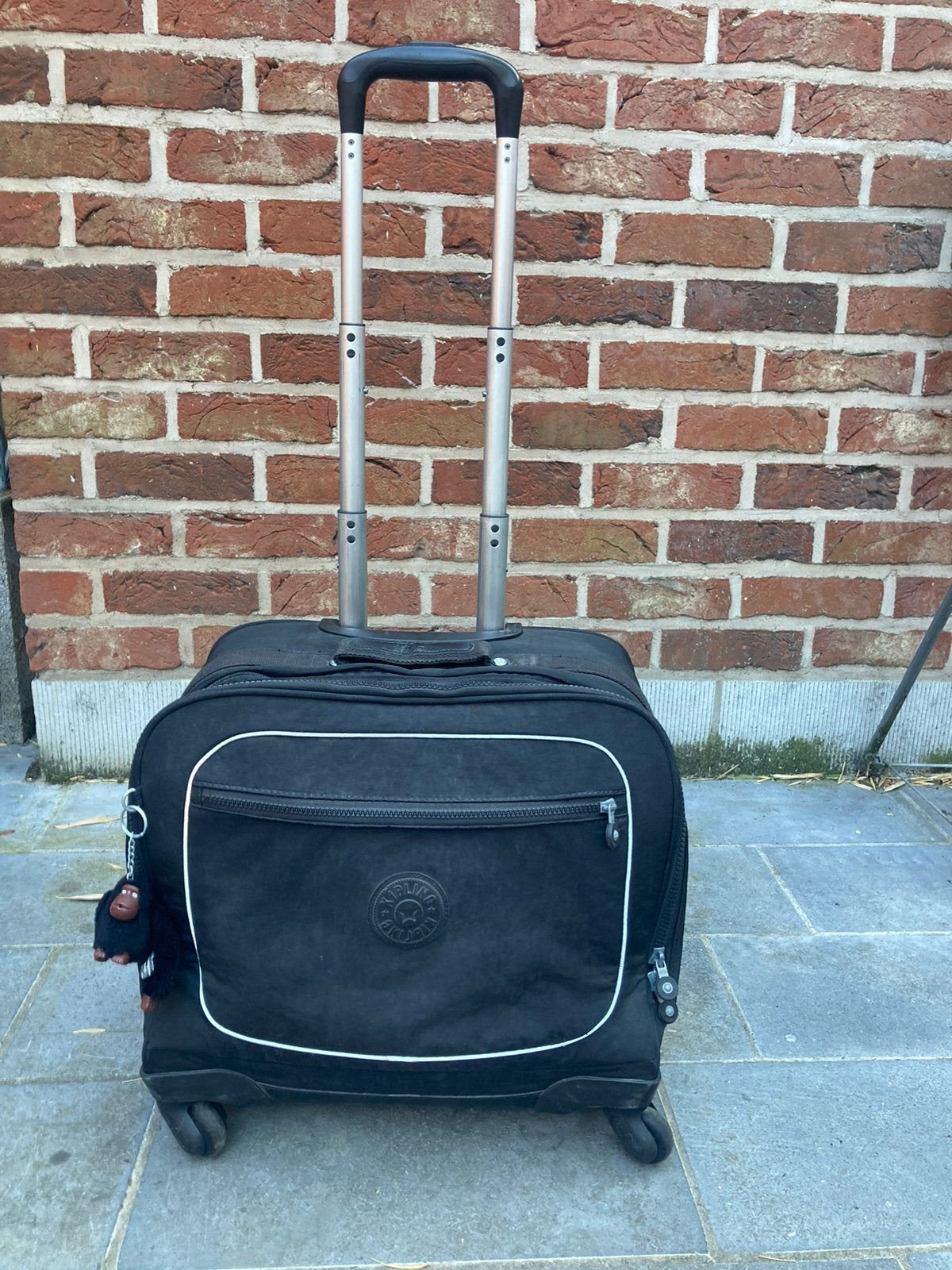 Cartable Kipling 4 roulettes noir, Enlèvement, Comme neuf, Noir, Kipling