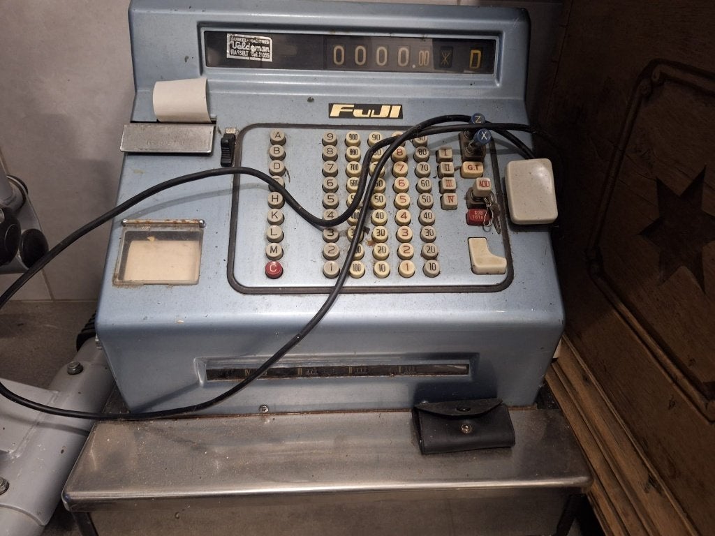Vintage kassa, Ophalen