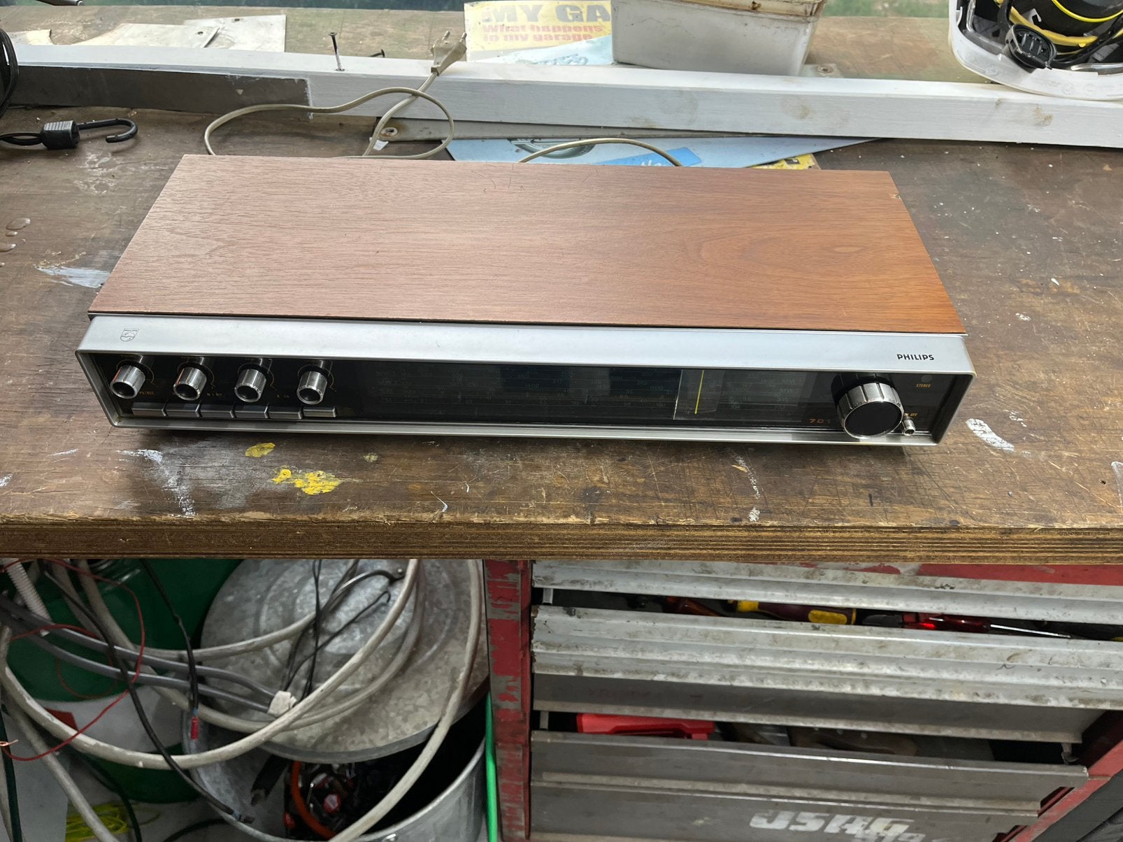 Philips 701 receiver, TV, Hi-fi & Vidéo, Radios, Enlèvement, Utilisé