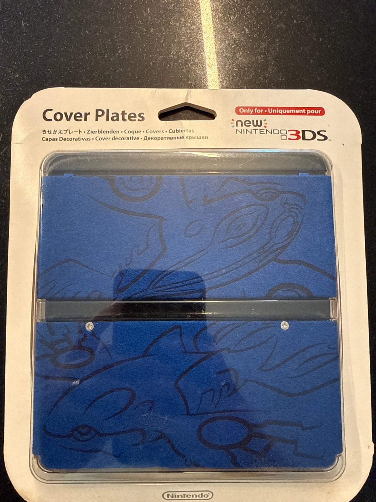 New Nintendo 3DS faceplate cover Kyogre limited edition, Ophalen, Zo goed als nieuw, 3DS, Overige typen