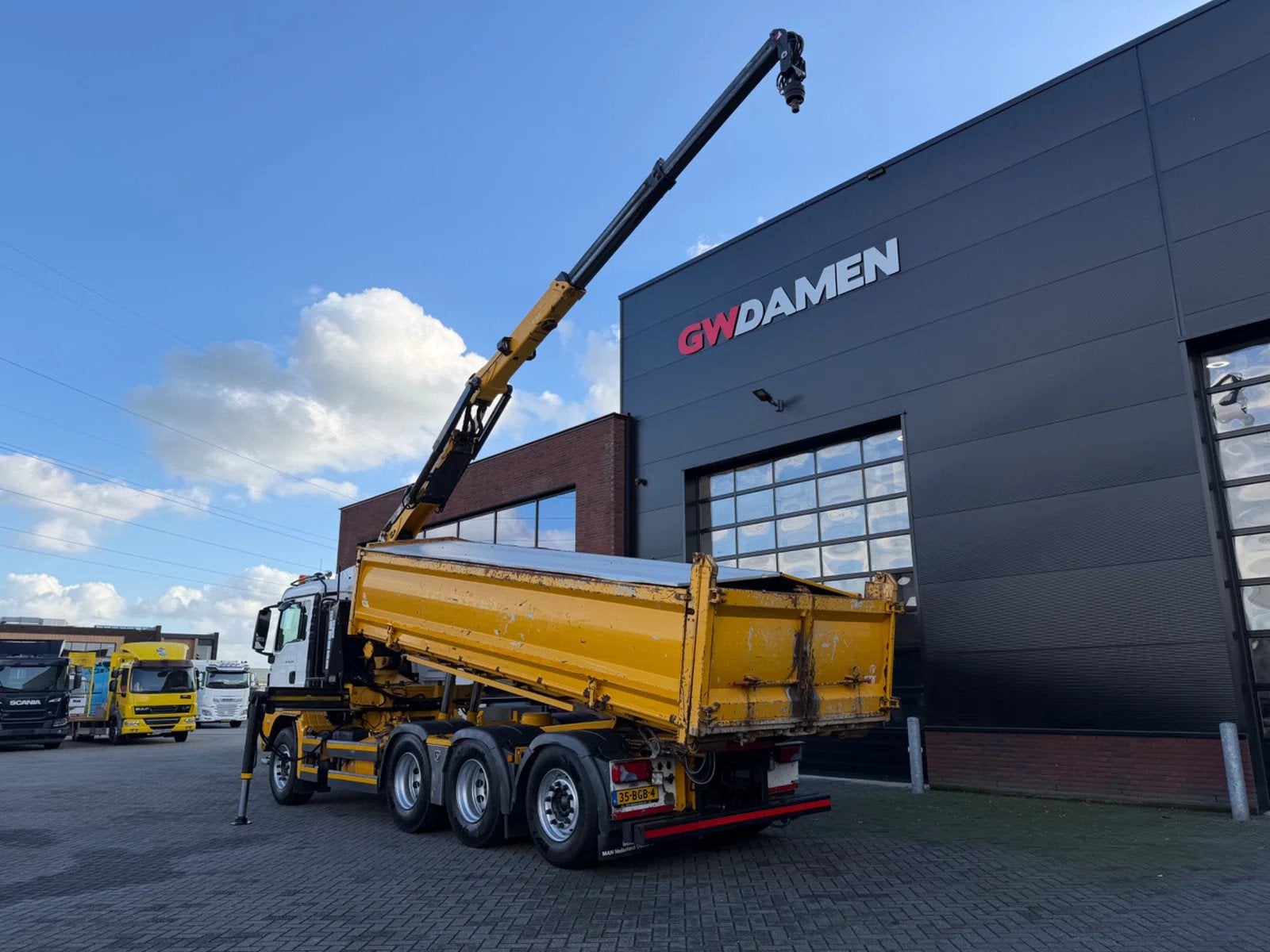 MAN TGS 35.440 8x4 Kabelsysteem/Z kraan Euro 6, Autos, 324 kW, Achat, Euro 6, 2 places