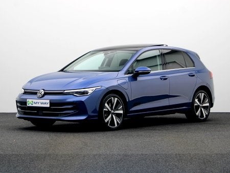 Volkswagen Golf VIII eHybrid (PHEV) STYLE BUSINESS PREMIUM 1, Automaat, Lichtsensor, Blauw, https://public.car-pass.be/vhr/c5e95c99-6d1c-4f07-9711-ad09b3aafacc
