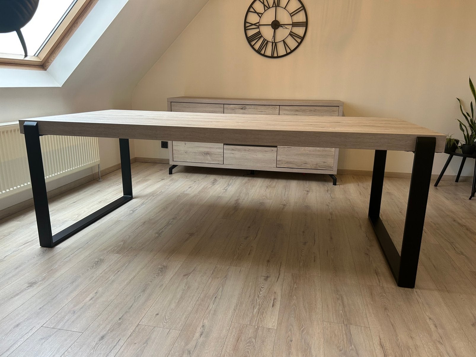Moderne eettafel te koop, Maison & Meubles, Tables | Tables à manger, Comme neuf, Enlèvement