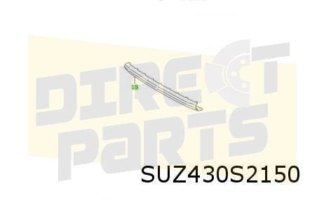 Suzuki S-Cross (1/22-) (JY / AKK) skidplate voorbumper (zilv, -, -, Nieuw, Bumper
