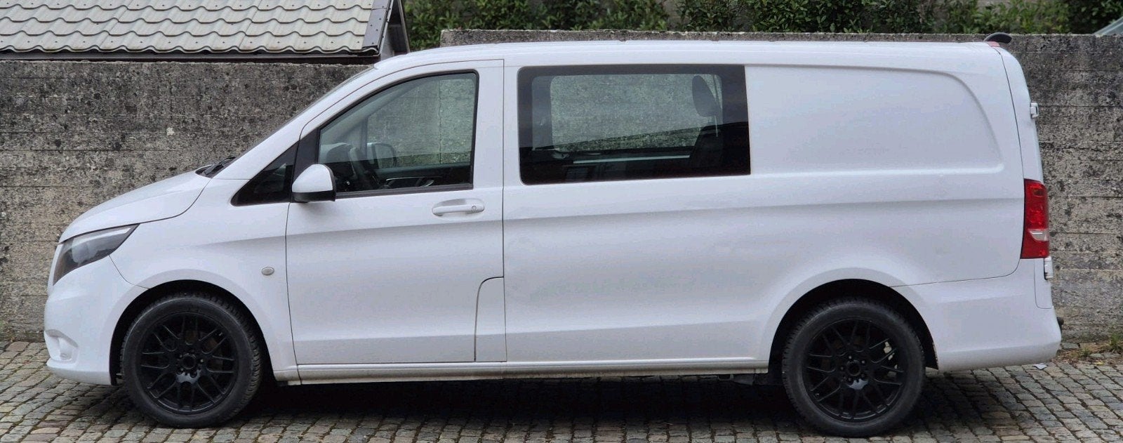 Mercedes vito doub cabine 5pls an2017.235mkm 13999€ ctok, Cuir, Euro 6, Boîte manuelle, Mercedes-Benz