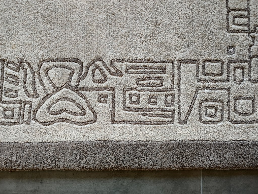 Tapijt Nepal (kwaliteit) 2x2m veelgebruikt, Ophalen, Gebruikt, 150 tot 200 cm, Vierkant