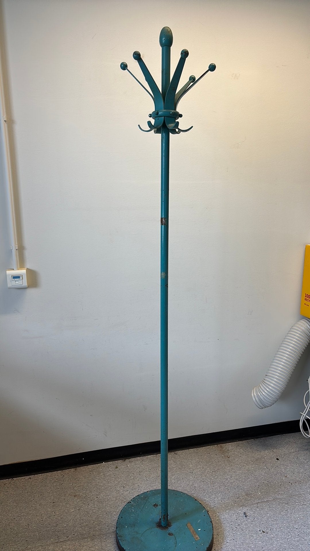 Porte manteau sur pied Vintage, Utilisé, Métal, Portemanteau sur pied, 150 à 200 cm