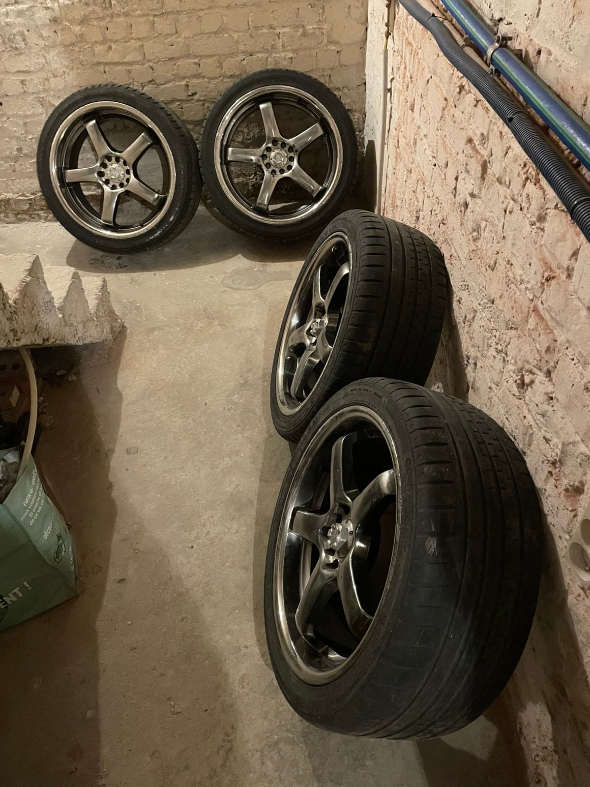 Jantes + pneus 18 pouces, Ophalen, 18 inch, Band(en)