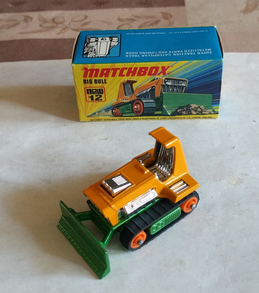 Matchbox #12 Big Bull, Ophalen of Verzenden, Zo goed als nieuw, Auto