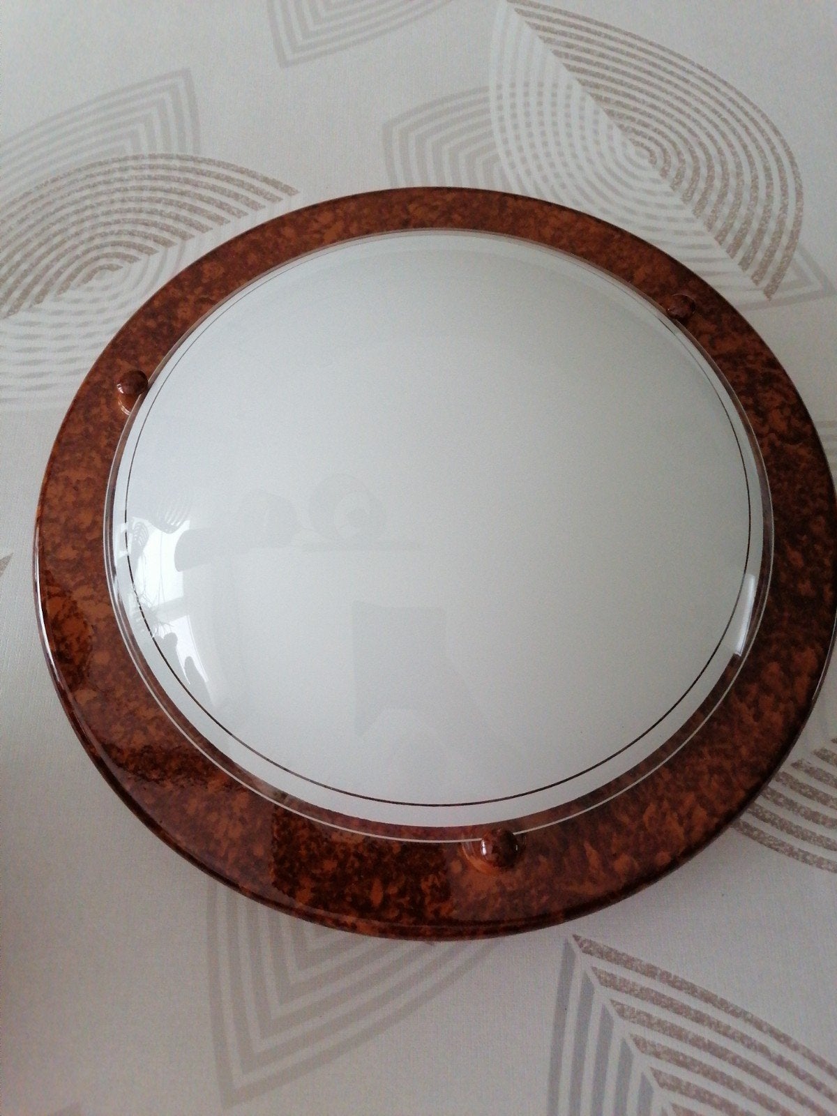 Retro plafondlamp, Ophalen of Verzenden