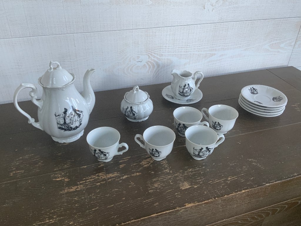 Koffie / thee servies 5 delig merk Bavaria Creitlitz, Antiek en Kunst, Ophalen