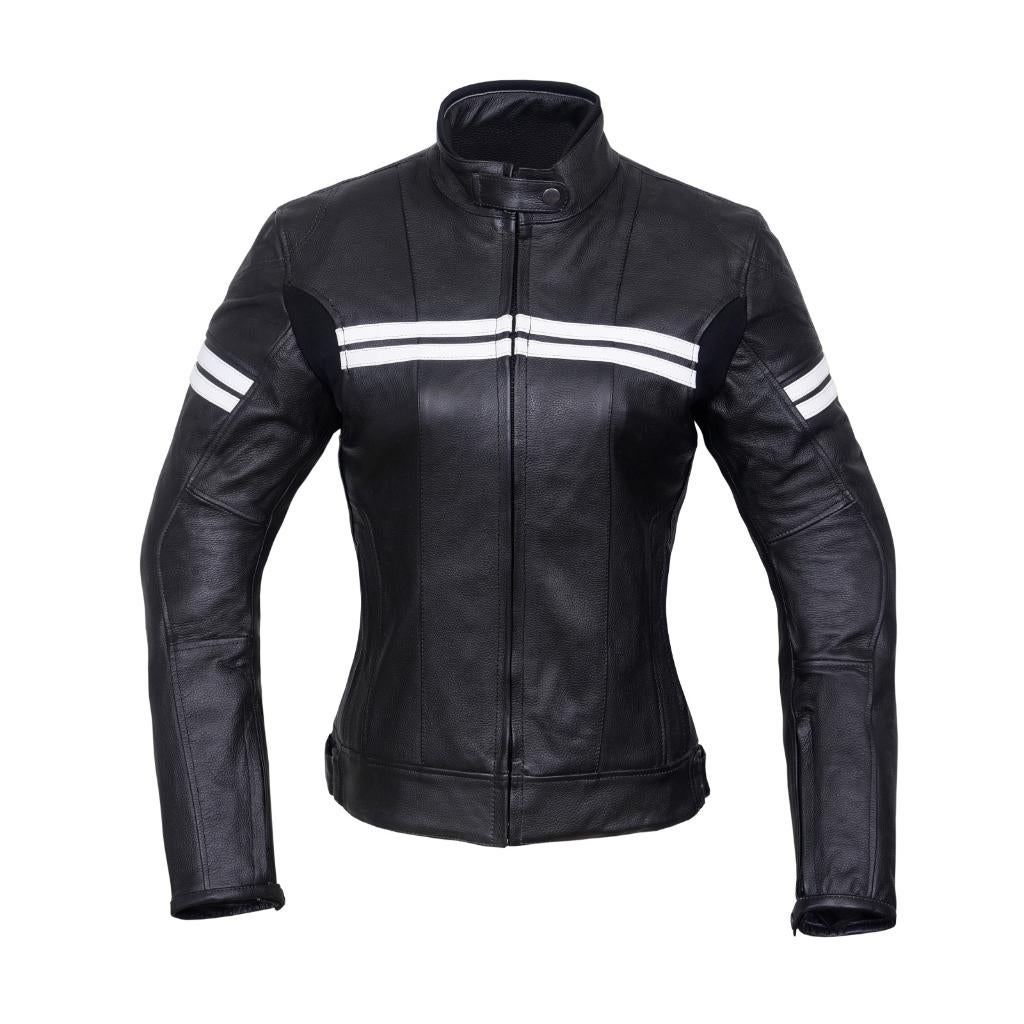 Motorjas leren motorjas DAMES CE goedgekeurd nieuw, Motoren, Verzenden, Nieuw met kaartje, Dames, Jas | leer