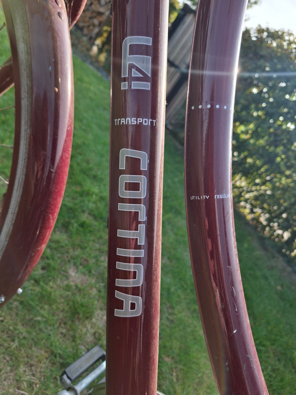 retro damesfiets met rieten mand, Fietsen en Brommers, Ophalen, Gebruikt