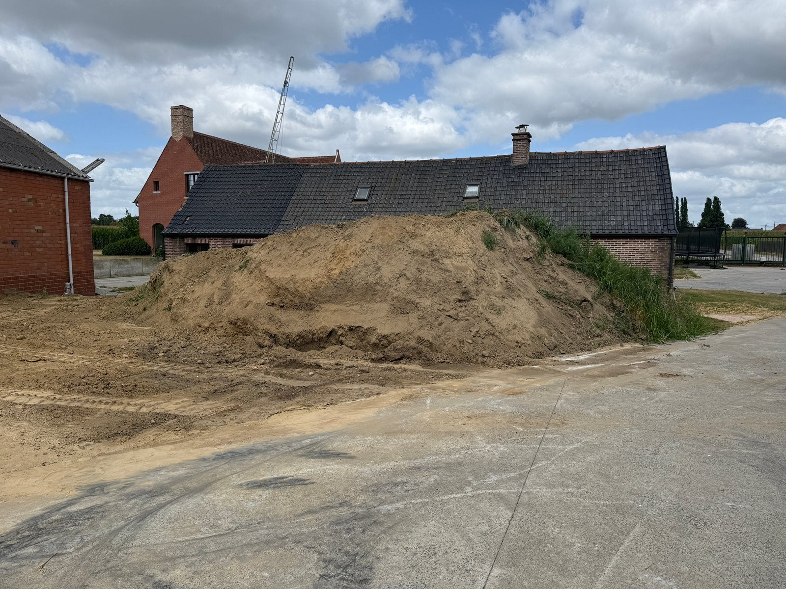 Zavelgrond gratis af te halen, Jardin & Terrasse, Sable, Enlèvement, Comme neuf