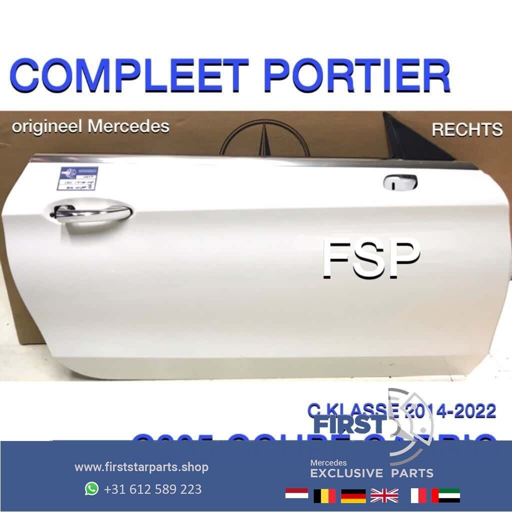 C205 A205 COMPLEET PORTIER RECHTS A2057209826 Mercedes C Kla, Gebruikt, -, Deur, Rechts