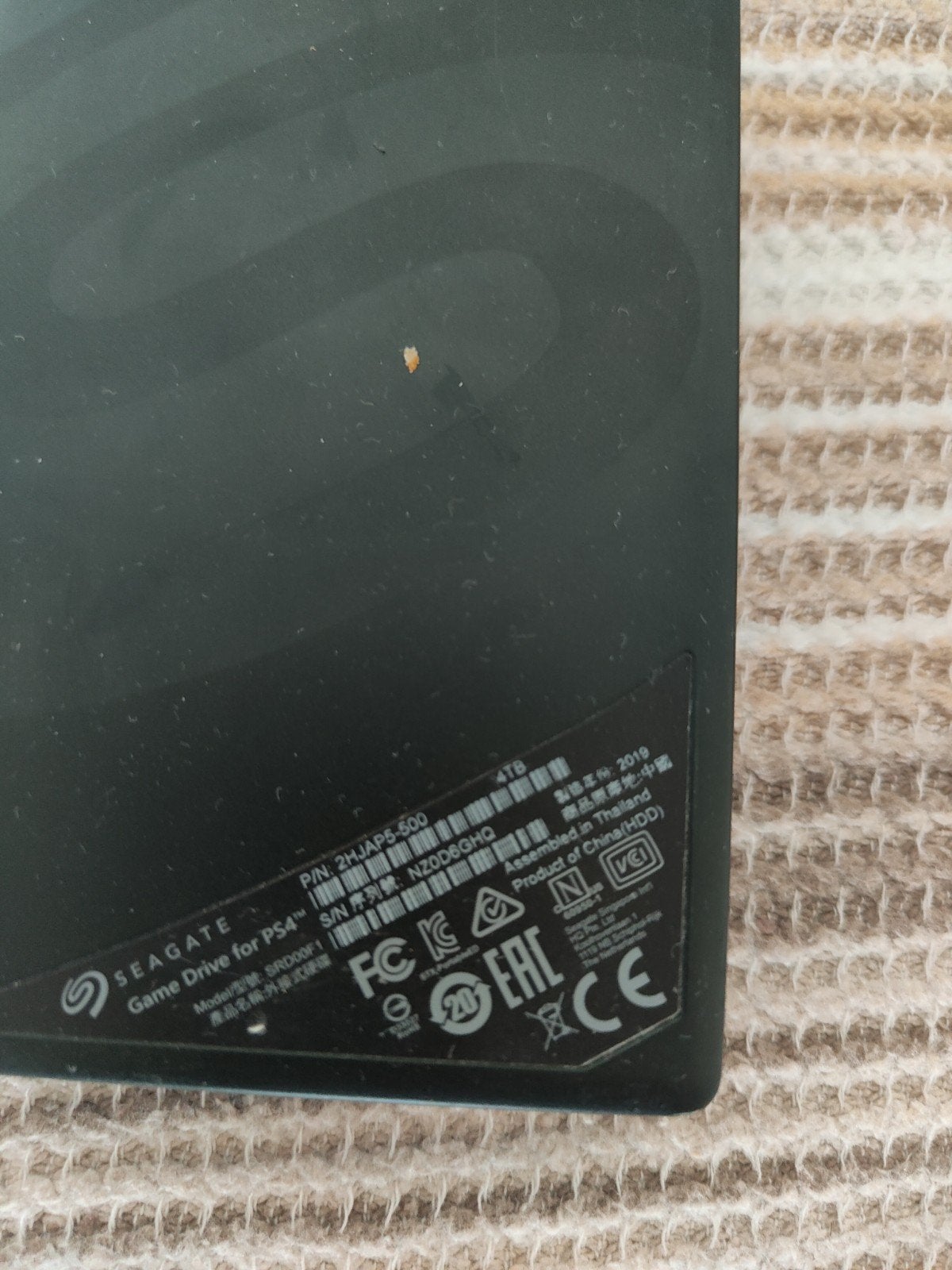 1 speciale externe harde schijf van 4 TB voor PlayStation 4