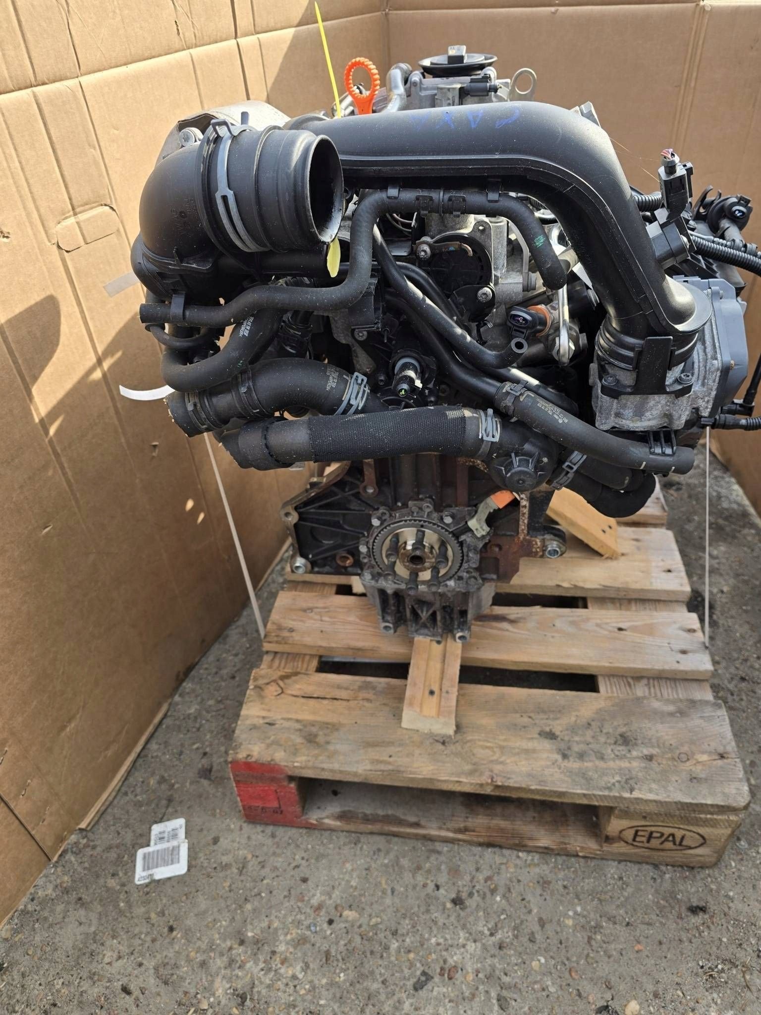 Moteur CAXC Complet TOLEDO ALTEA A3 SEAT LEON AUDI SUPERB, Envoi, Utilisé, Skoda