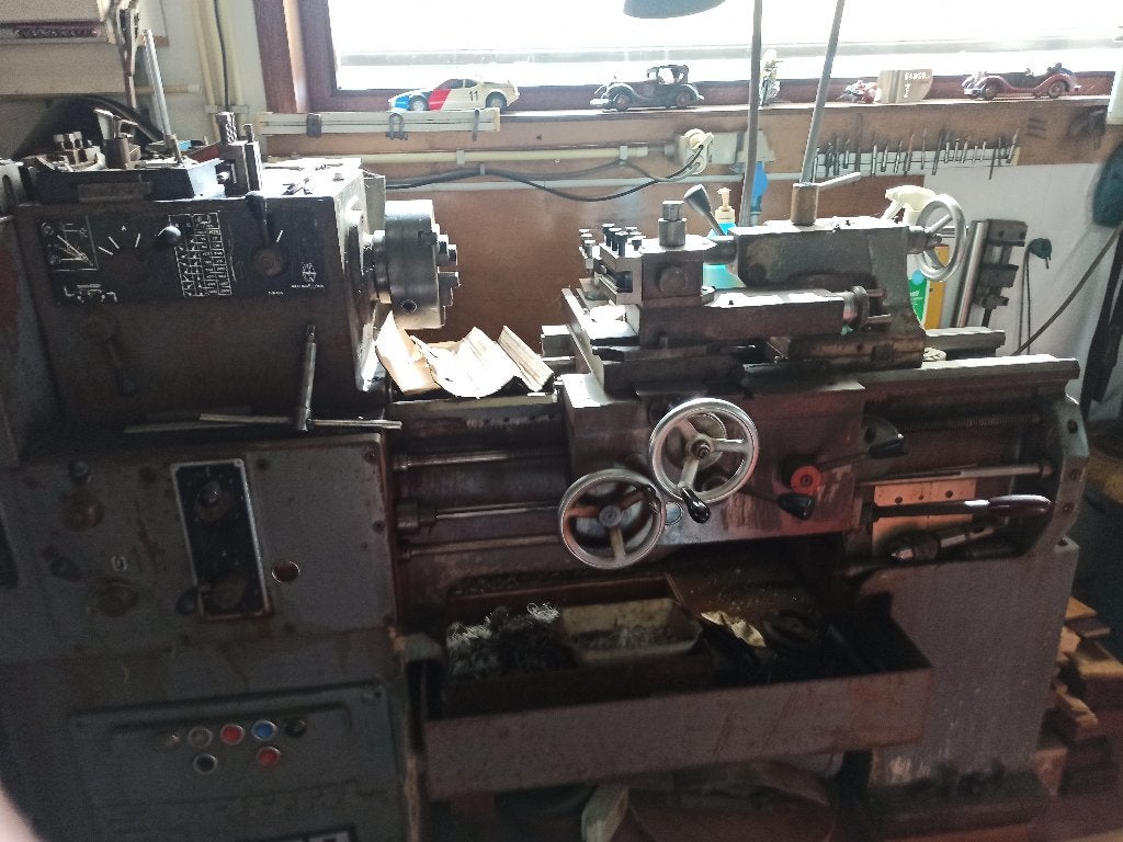 Draaibank Staral 190, Bricolage & Construction, Tours, Enlèvement, Utilisé, Tour à métaux, 500 à 1000 mm