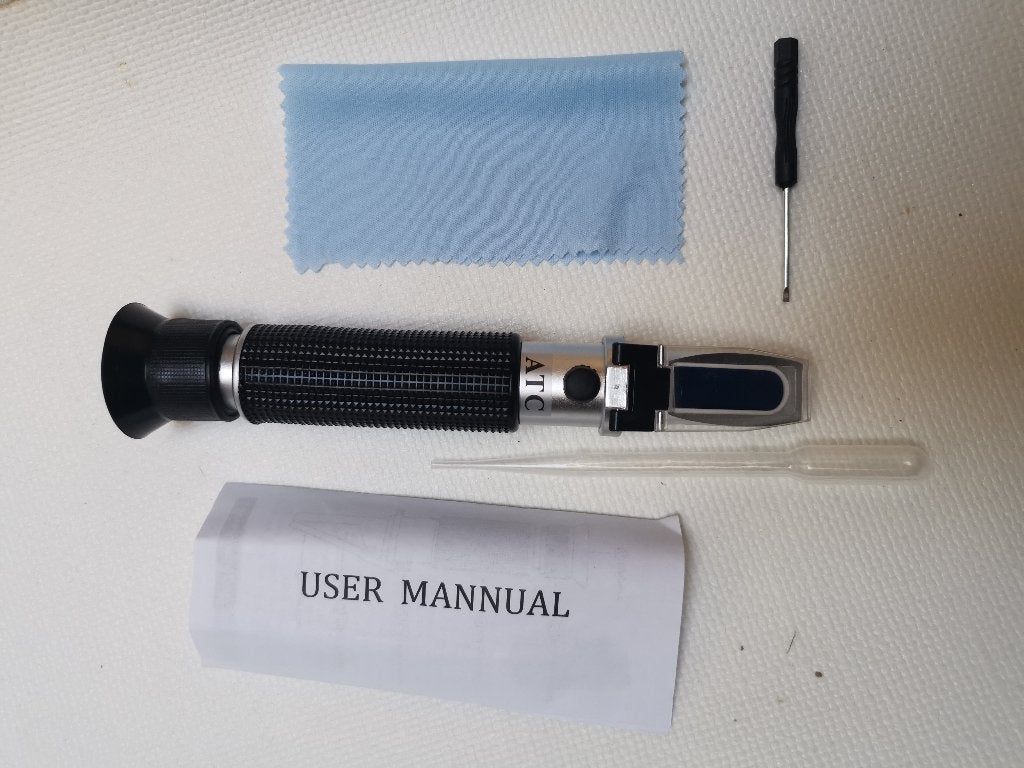 Refractometer 0-80% Alcohol, Overige typen, Nieuw, Ophalen of Verzenden, Zwart