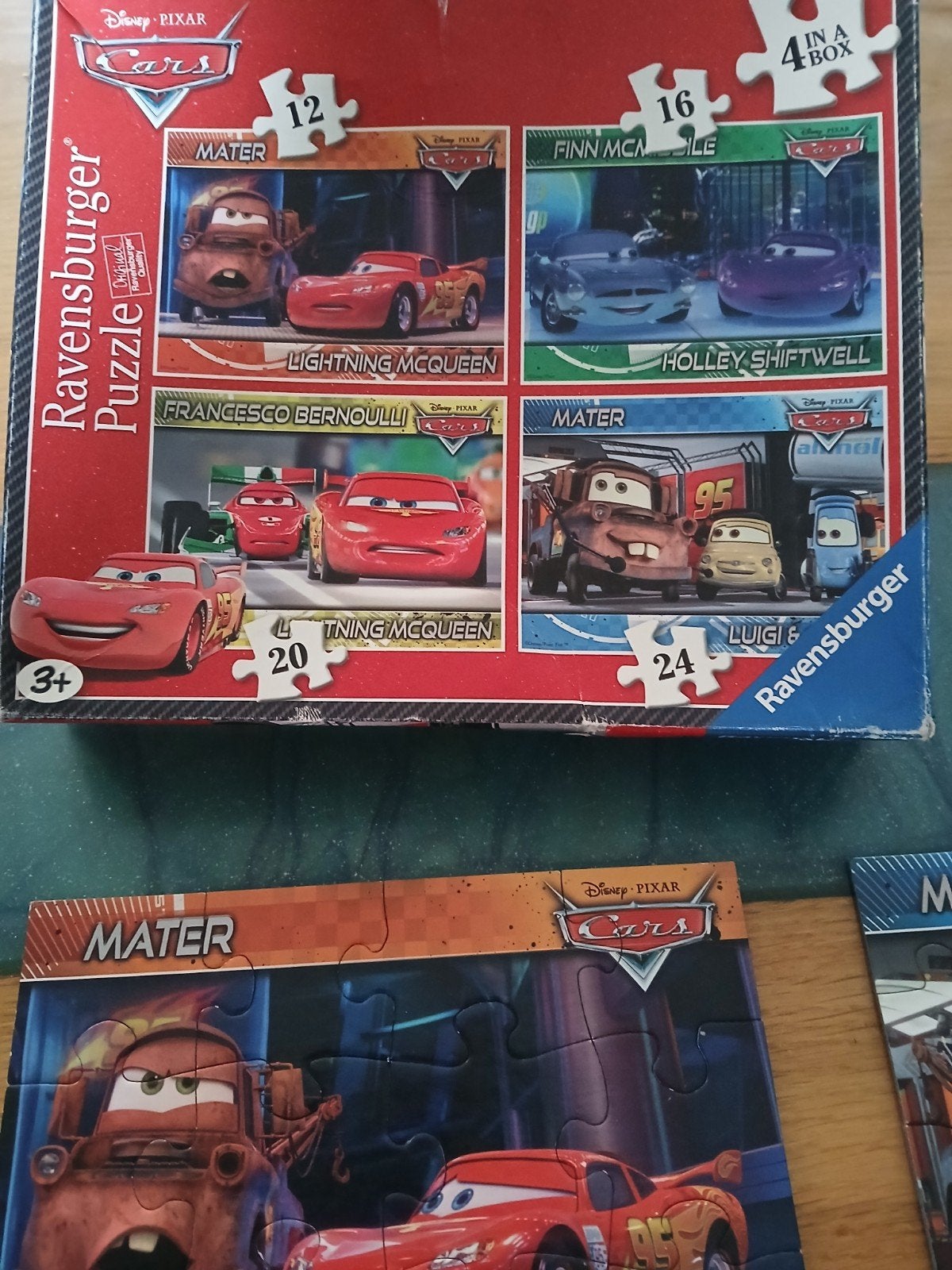 Disney Pixar Kinderpuzzel Cars, Enlèvement ou Envoi, 10 à 50 pièces, Utilisé, 2 à 4 ans