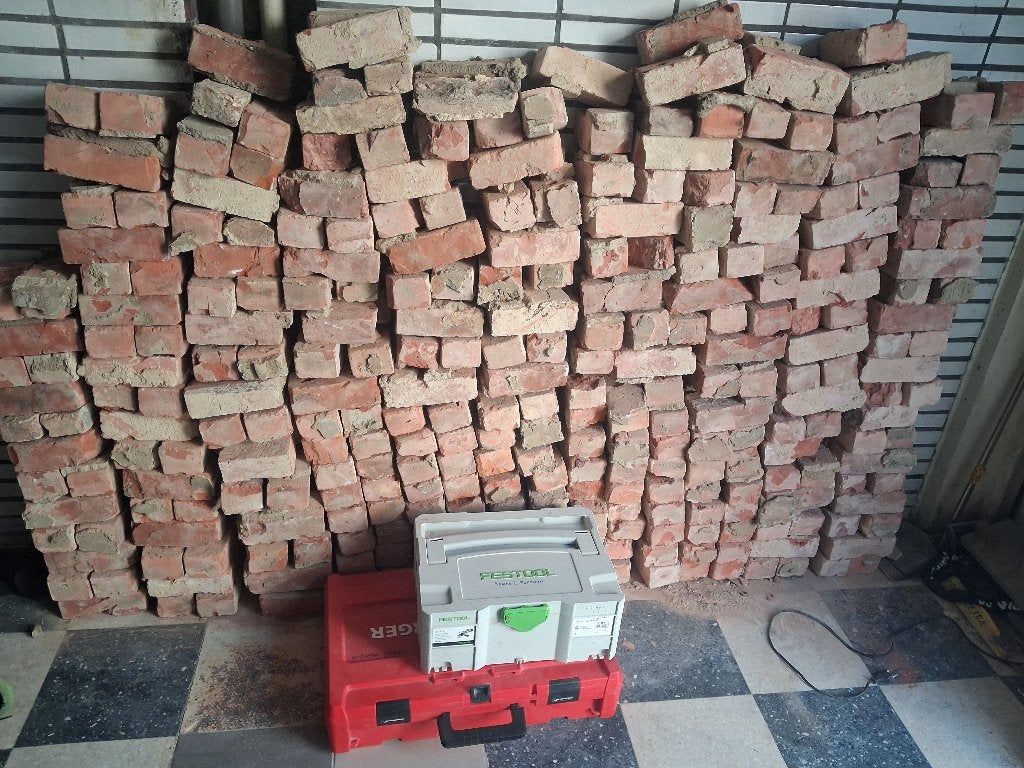 Bakstenen, Ophalen, Bakstenen