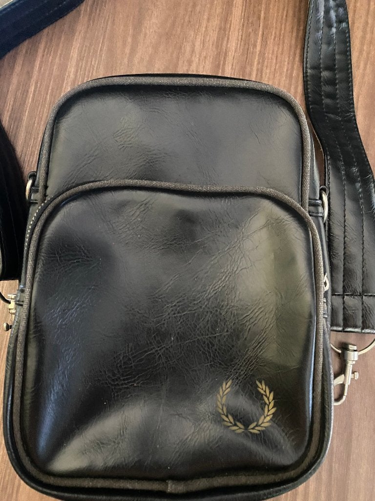 Sacoche bandoulière Fred Perry noire, Handtassen en Accessoires, Ophalen, Gebruikt, Zwart