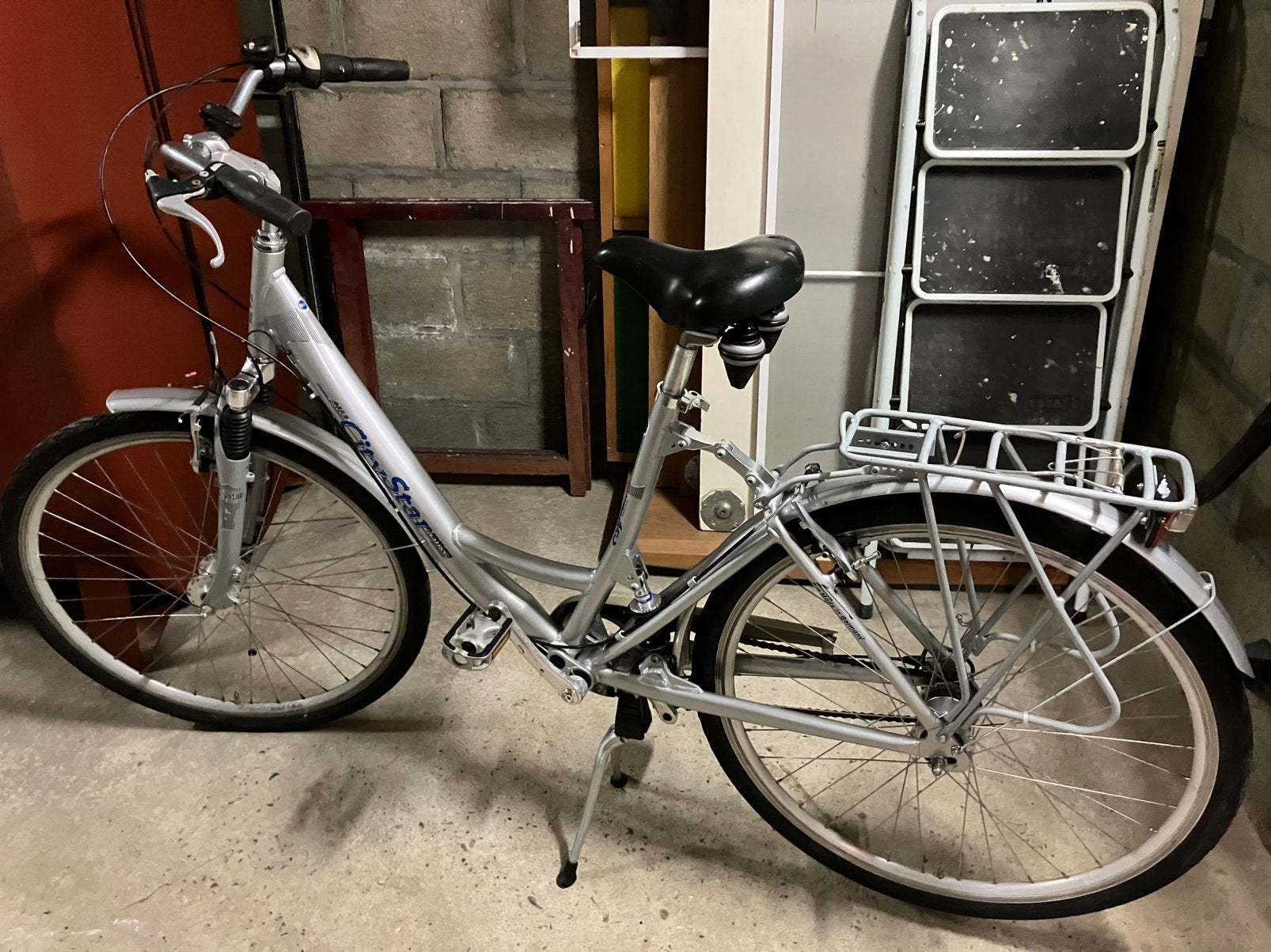 Alu city star bike, Fietsen en Brommers, Ophalen, Gebruikt, Velgrem