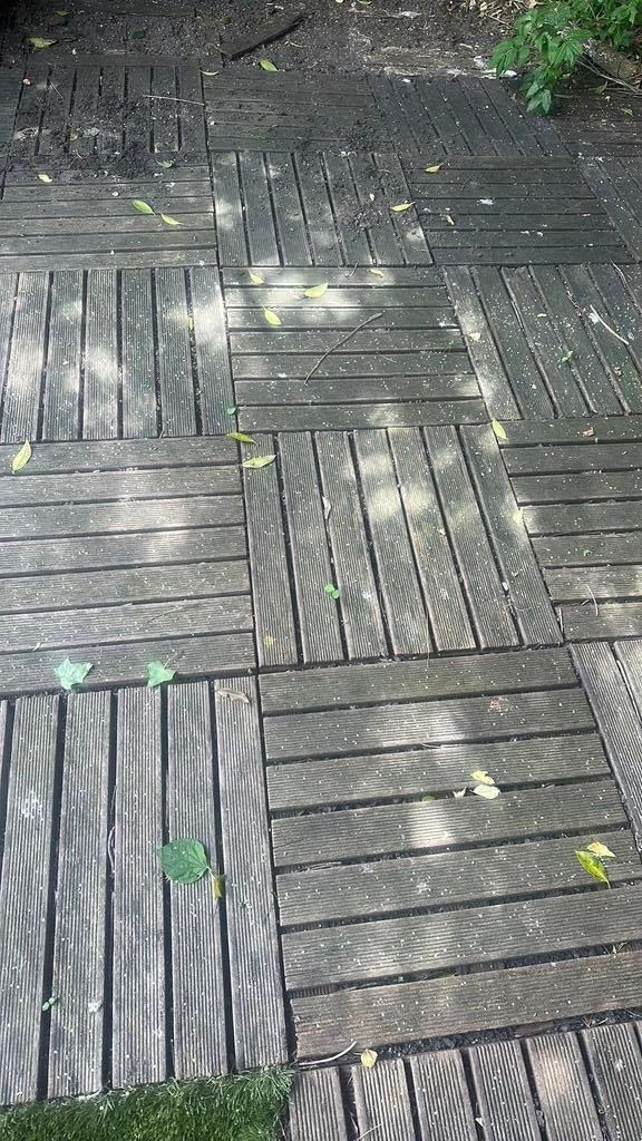 Dalles de jardin en bois, Ophalen, Gebruikt, Hout