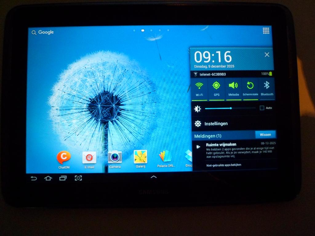 SAMSUNG Tablet Galaxy Note 10.1/ GT-N8010 Android 4.1.2, Enlèvement ou Envoi, 10 pouces, Comme neuf, GPS