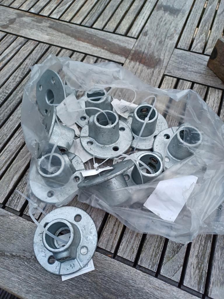 Voetplaten steigerbuizen10 stuks, Ophalen of Verzenden, Nieuw