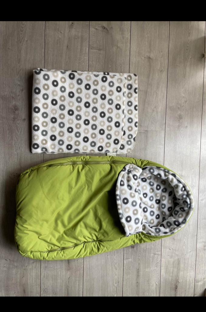 Voetenzak en dekens stokke, Kinderen en Baby's, Ophalen, Zo goed als nieuw