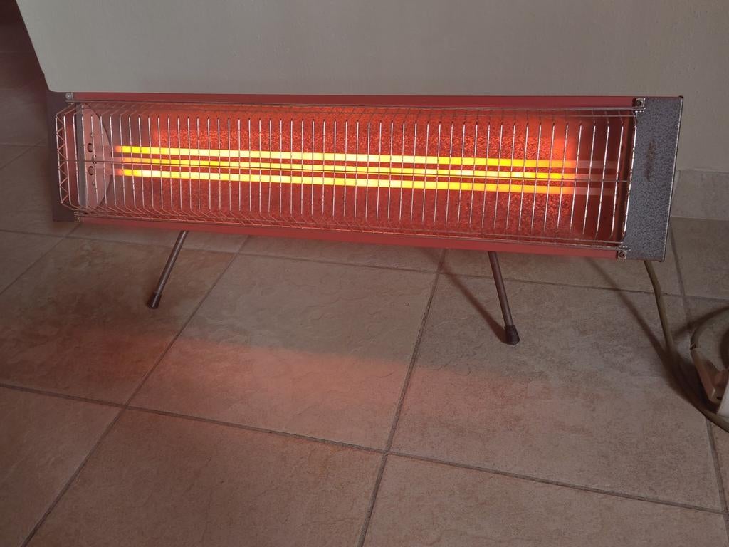 Vintage elektrische stralingskachel, Ophalen, Gebruikt, Minder dan 30 cm, Overige typen