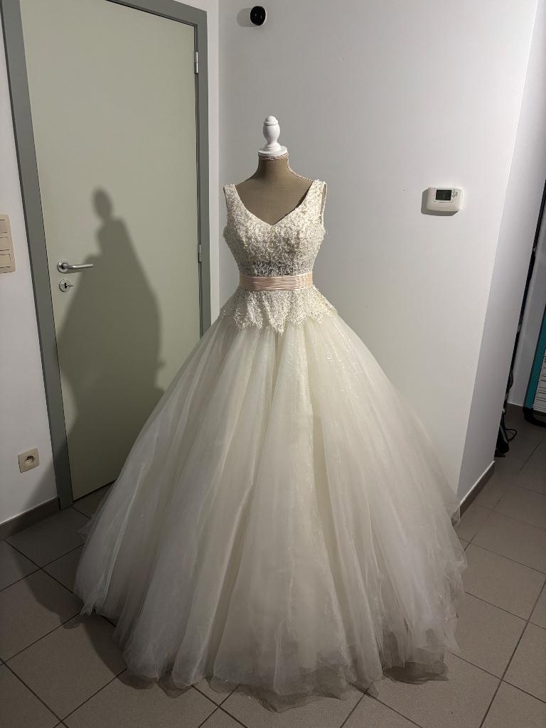 Bruidsjurk Maat M, Kleding | Dames, Trouwjurk, Wit, Nieuw, Ophalen