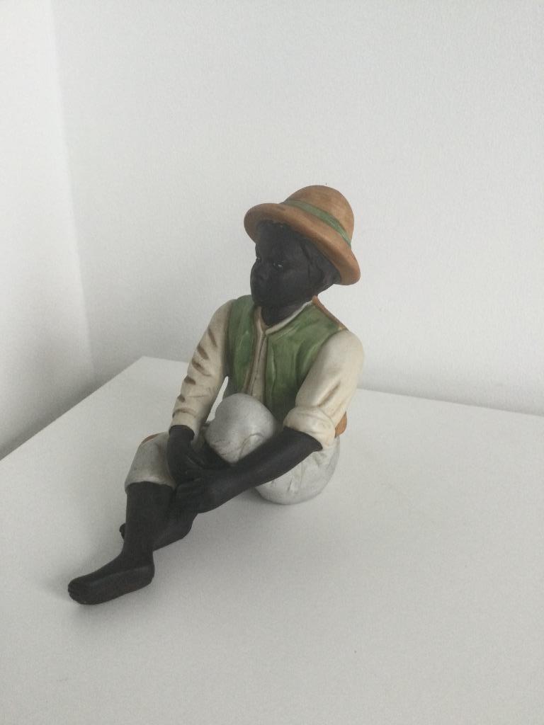 Vintage porseleinen beeldje (jaar 1980), Antiek en Kunst, Curiosa en Brocante, Ophalen
