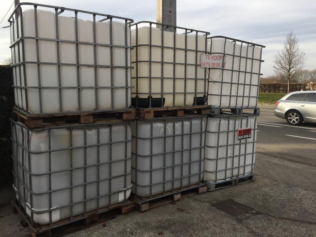 Houtkorven Ibc vaten 600 en 1000l, Doe-het-zelf en Bouw, Ophalen of Verzenden, Zo goed als nieuw