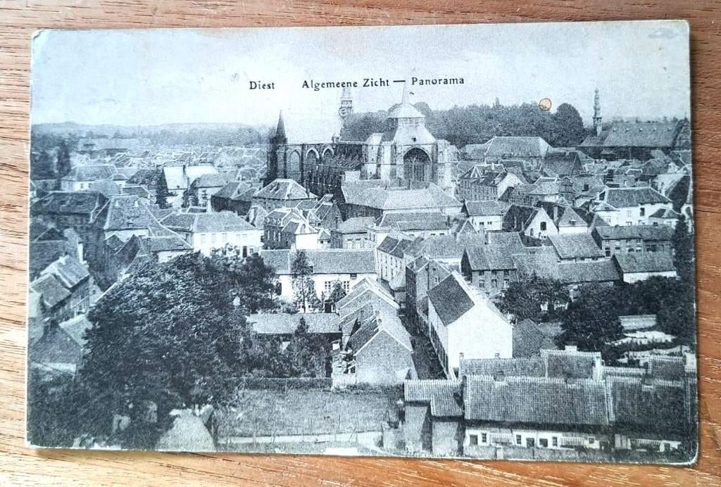 postkaart Diest - Algemene Zicht - Panorama, Verzamelen, Ophalen of Verzenden, Gelopen, Vlaams-Brabant