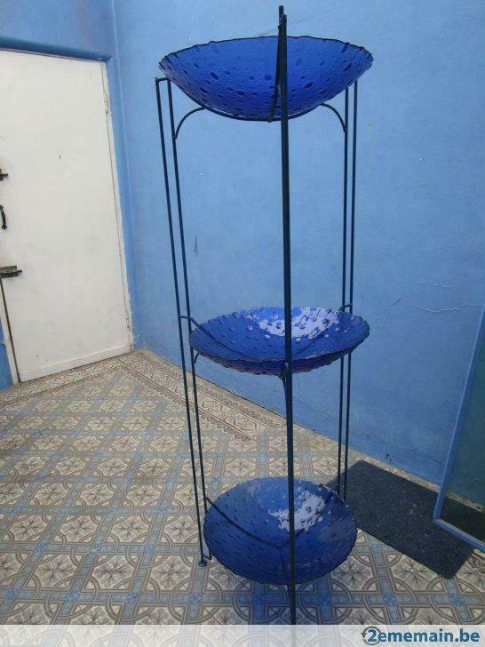 Pied 3 étages, Enlèvement, Neuf, Bleu
