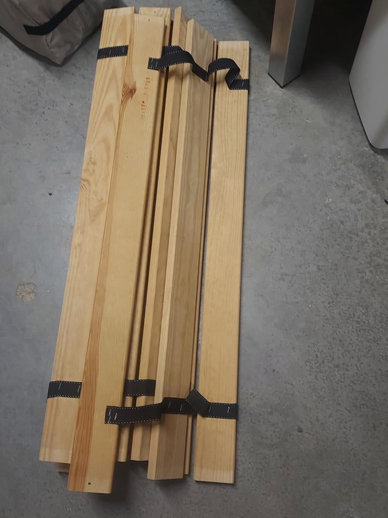 Houten lattenbodem kinderbed 90200, Ophalen, Zo goed als nieuw, Lattenbodem